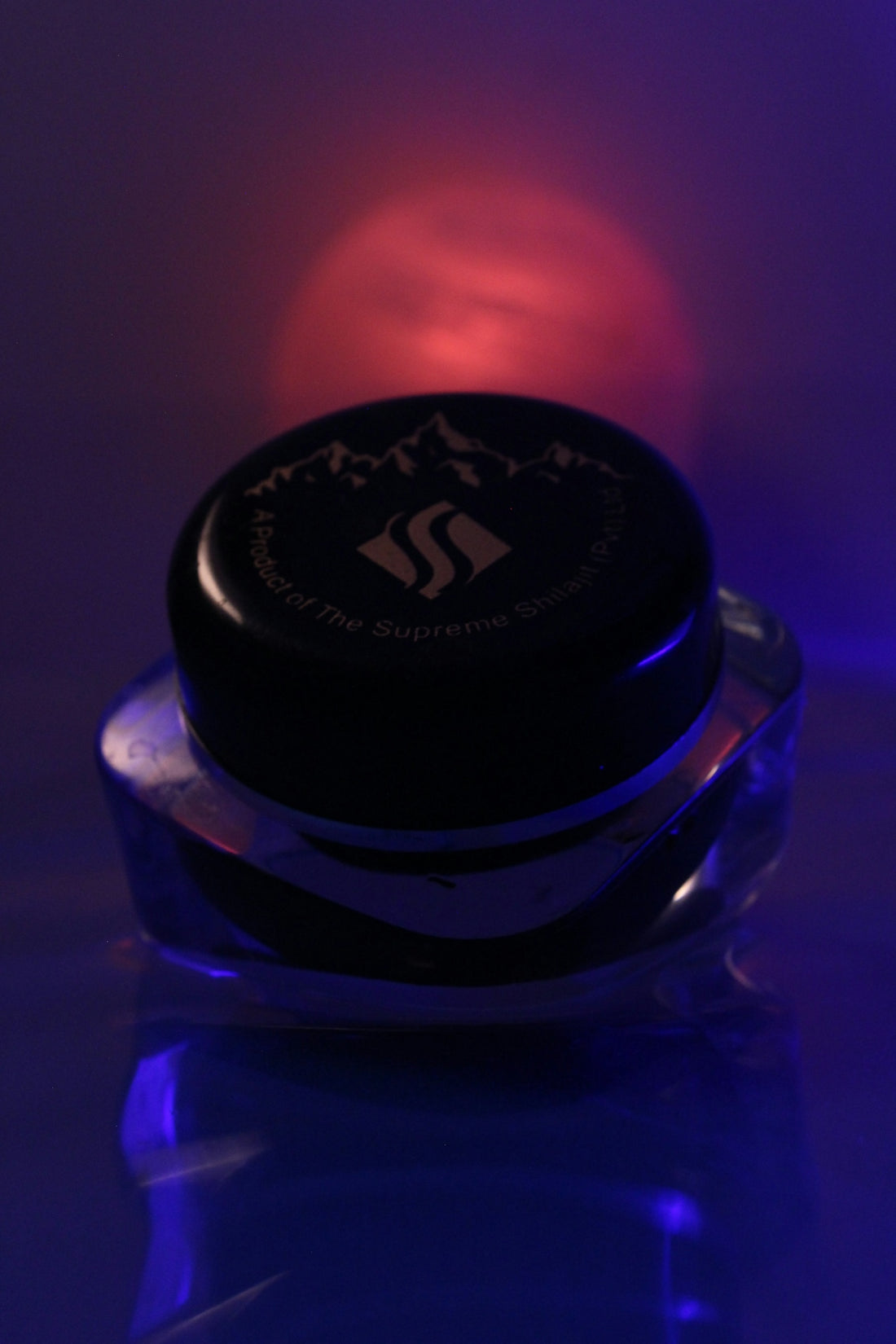 A hockey puck sitting on top of a table